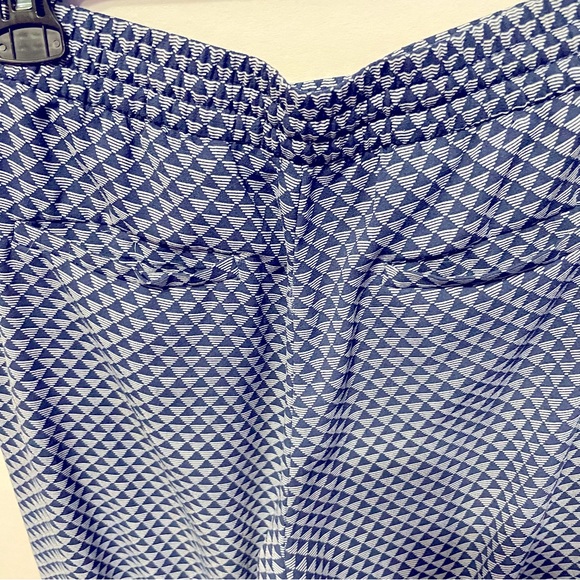 Gap Blue Geometric Pattern Polyester Joggers Sz L - Picture 7 of 12